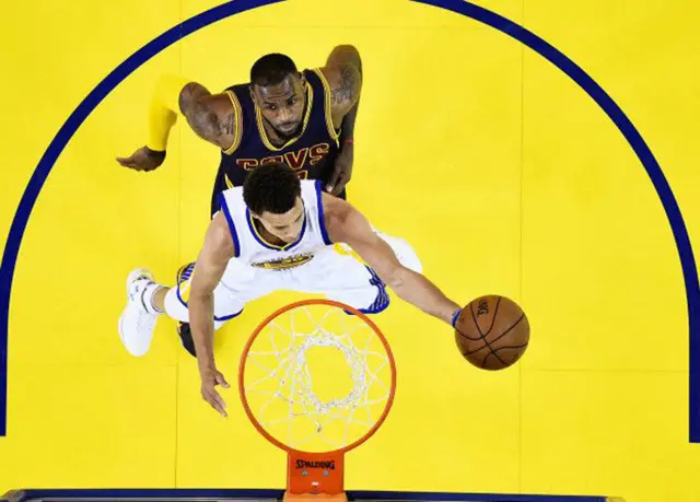LeBron James y Stephen Curry