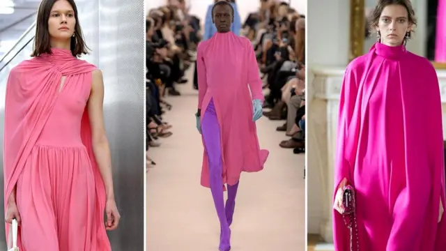 Слева направо: "Селин", "Баленсиага", "Валентино"