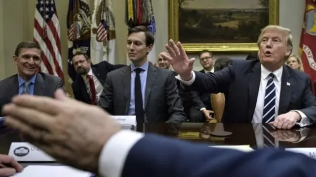 جیرڈ کشنر اور ٹرمپ