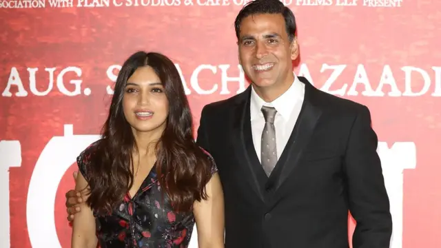 اکشے کمار اور بھومی پڈنیکر