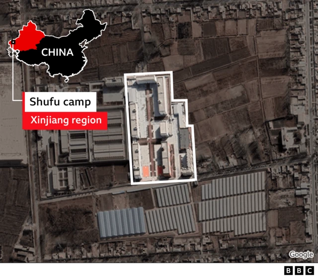 Shufu camp in Xinjang region