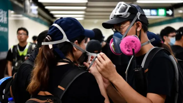 Người biểu tình Hong Kong hôm 10/8/2019
