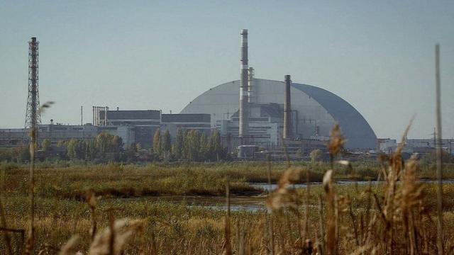 محطة تشيرنوبل النووية في أوكرانيا