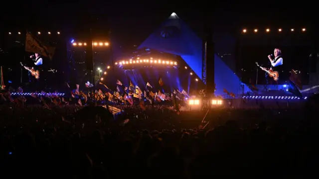 Paul McCartney at Glastonbury
