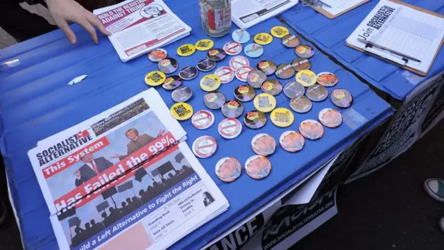 Значки на столе