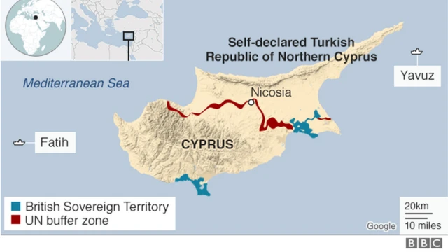 سفينة التنقيب فاتح قامت بمهمة قبالة سواحل قبرص العام الماضي