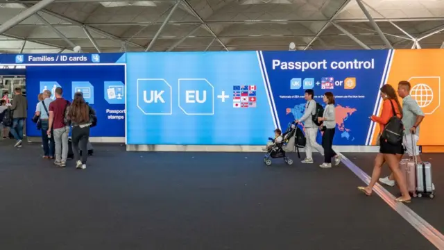 аэропорт, паспортный контроль