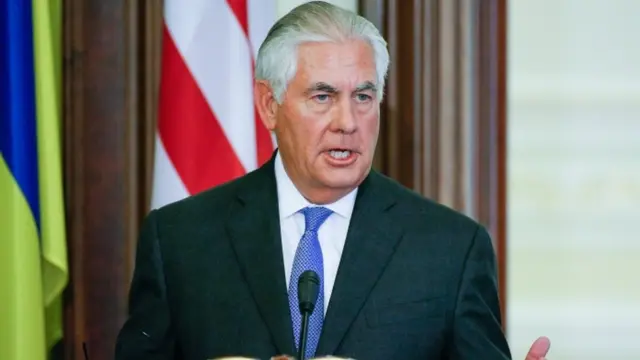 अमरीकी विदेश मंत्री रैक्स टिलरसन