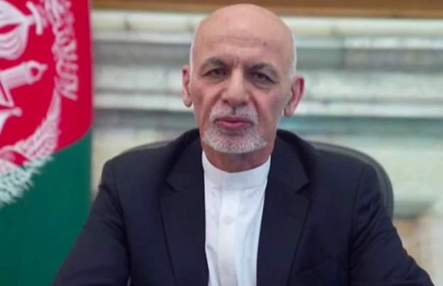 Perezida Ashraf Ghani wa Afghanistan ageza ijambo ku gihugu ku wa gatandatu, tariki ya 14/8/2021