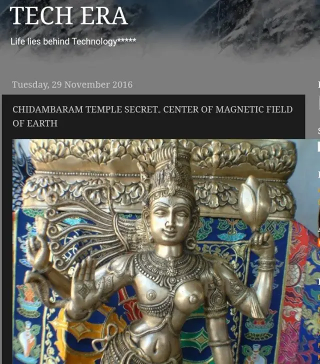 मंदिर के चुंबकीय विषुवत रेखा पर होने के दावे से जुड़ी ख़बर