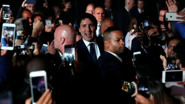 Justin Trudeau nesta terça-feira