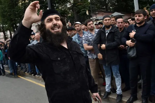 Митинг у посольства Мьянмы в Москве