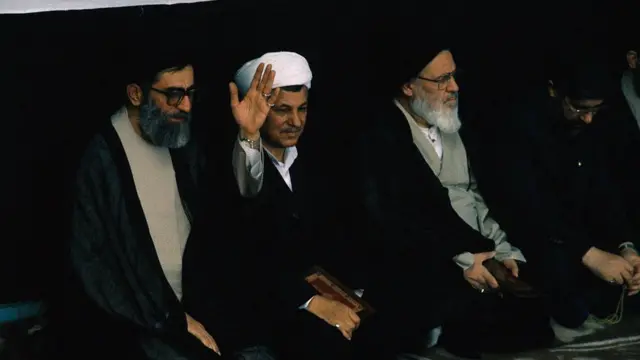 اکبر هاشمی رفسنجانی و علی خامنه ای