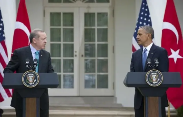 Recep Tayip Erdoğan ve Barack Obama