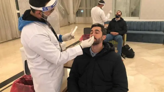 إجراء مسحة لوفود كأس العالم لكرة اليد في مصر يناير