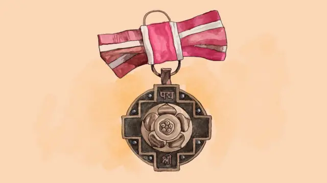 चंद्रप्रभांचा पद्मश्री पुरस्काराने सन्मान करण्यात आला.