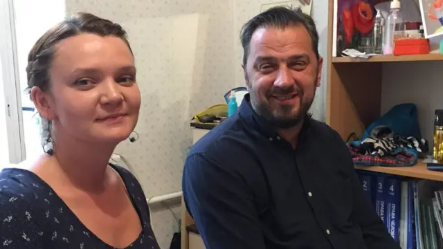 Анастасия Жаврид и Сергей Дроздовский