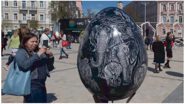 Виставка писанок на Софійській площі, 2017, Київ