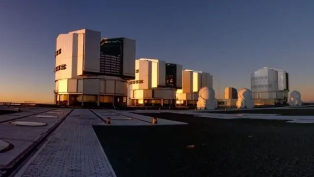 Telescopio Muy Grande o VLT en Cerro Paranal en Chile
