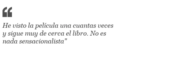Cita de Garrard Conley: "He visto la película una cuantas veces y sigue muy de cerca el libro. No es nada sensacionalista".