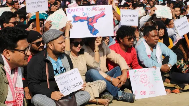 ਅਸਾਮ ਵਿੱਚ ਪ੍ਰਦਰਸ਼ਨਕਾਰੀ
