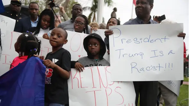 An yi zanga-zangar kyamar Trump a Haiti