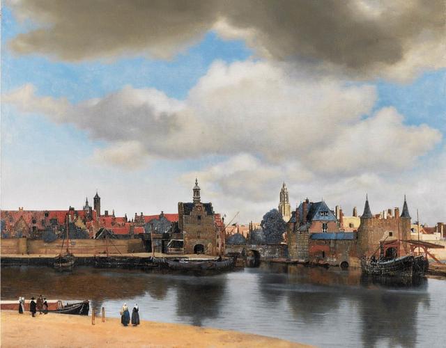 'Vista de Delft', de autoria de Vermeer