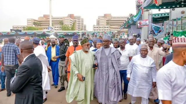 Some dignitaries arrive di ground of APC national convention on Saturday