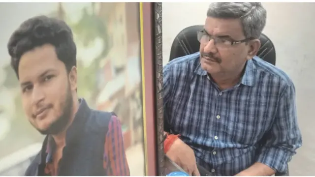 बीजेपी कार्यकर्ता शुभम मिश्र के पिता विजय मिश्र