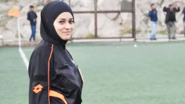 Türkiye'nin ilk başörtülü hakemi Buhra Yurdakul