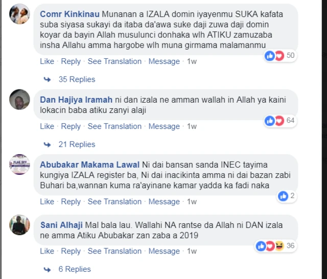 Ra'ayin mutane a Facebook