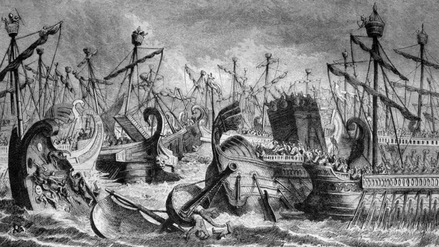 ఏగేటస్ యుద్ధం ఊహాచిత్రం