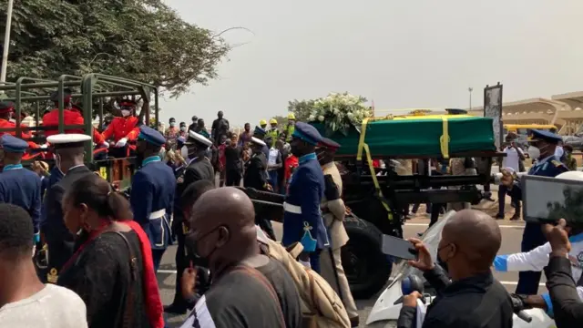 Jerry John Rawlings funeral: Black Star square, military cemetery Accra