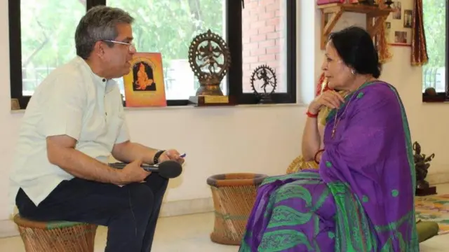 सोनल मानसिंह के साथ रेहान फ़ज़ल