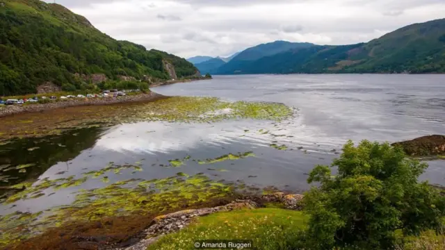Eilean Donan nằm ở vị trí ba hồ nước nhập làm một