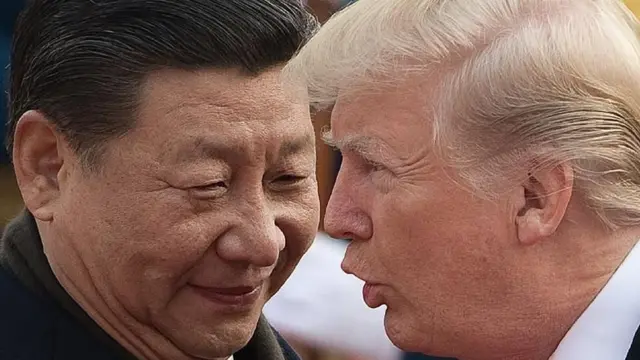 Prezida Xi Jinping w'Ubushinwa na Donald Trump wa Amerika