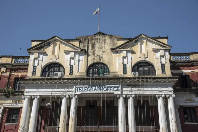 မြန်မာအသံလွှင့်လုပ်ငန်းစခဲ့တဲ့ ကြေးနန်းရုံးကြီး