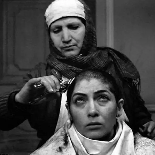 फ़रीमाह फ़रजामी फ़िल्म 'सुर्ब' (जस्ता या रांगा) का एक सीन