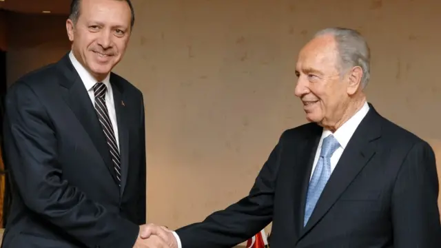 رجب طیب اردوگان اور شمعون پیریز