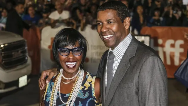 Denzel Washington et son épouse Pauletta.