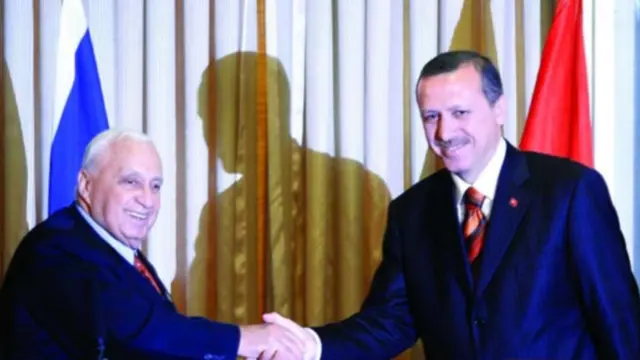 اردوغان وشارون