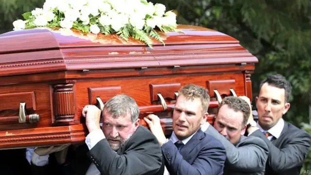 फ़िलिप ह्यूज का अंतिम संस्कार