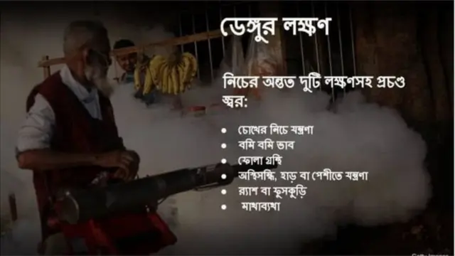 ডেঙ্গু রোগের লক্ষণ