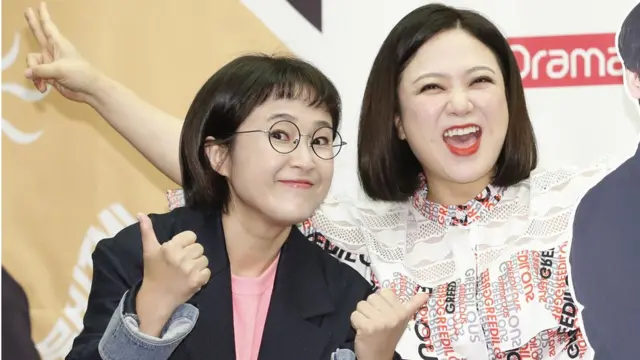 8월 열린 '송은이 김숙의 영화보장' 제작발표회