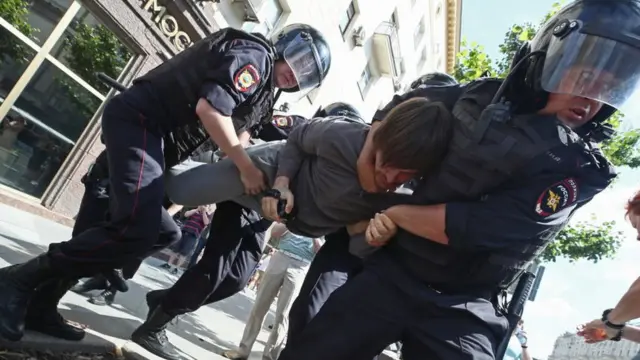 задержание в Москве