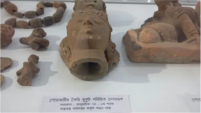 বাংলাদেশে খনন করে পাওয়া নানা প্রত্নতাত্বিক নিদর্শন