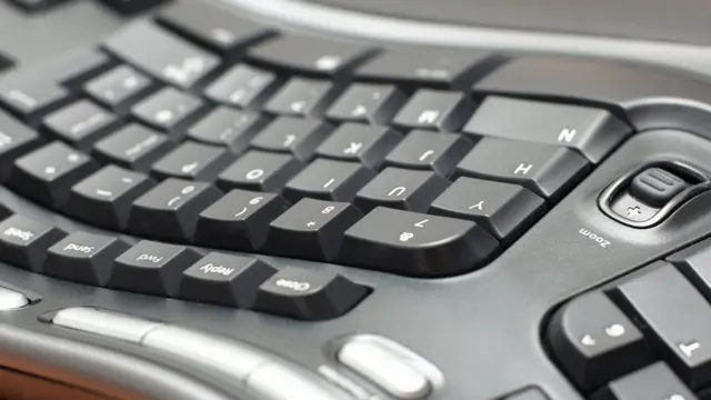 Teclado ergonómico