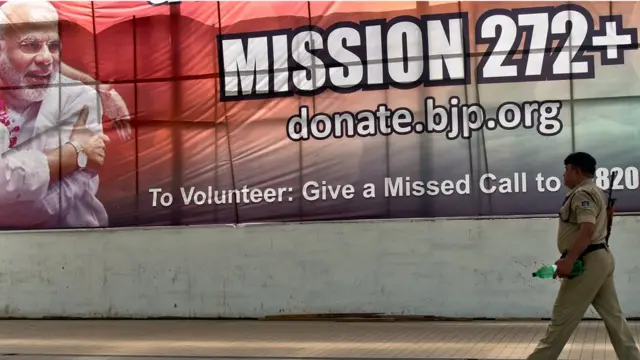 મિશન 272+ દર્શાવતું 2014નું ભાજપનું પોસ્ટર