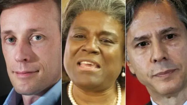 Bwana Biden alimchagua jake Sullivan , Linda Thomas na Anthony Blinken kuchukua majukumu muhimu