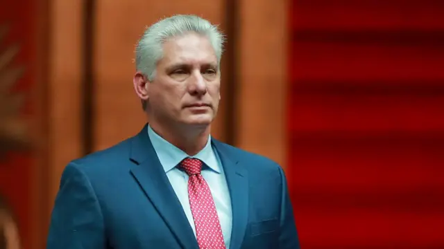 Küba Devlet Başkanı Miguel Díaz-Canel